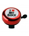 Звънец RideFit I Love My Bike Alu Color