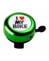 Звънец RideFit I Love My Bike Alu Color