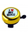 Звънец RideFit I Love My Bike Alu Color