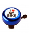 Звънец RideFit I Love My Bike Alu Color